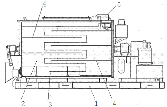 Concrete mixer truck thermal insulation device