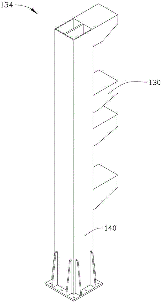 Open assembly positioning system for front-end parts of aircraft products