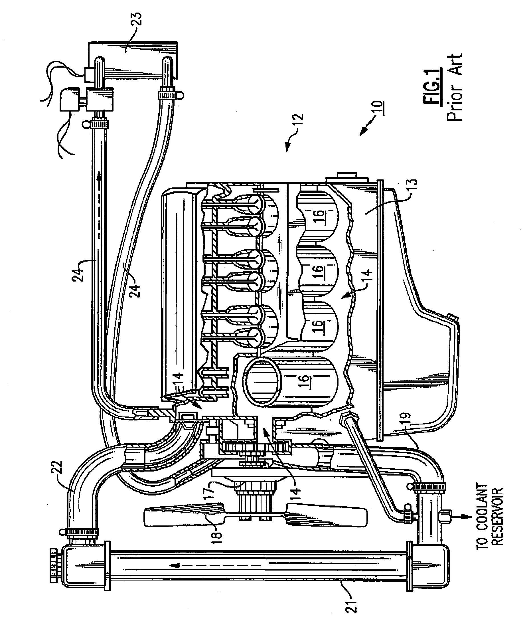 Heating element for an internal combustion engine