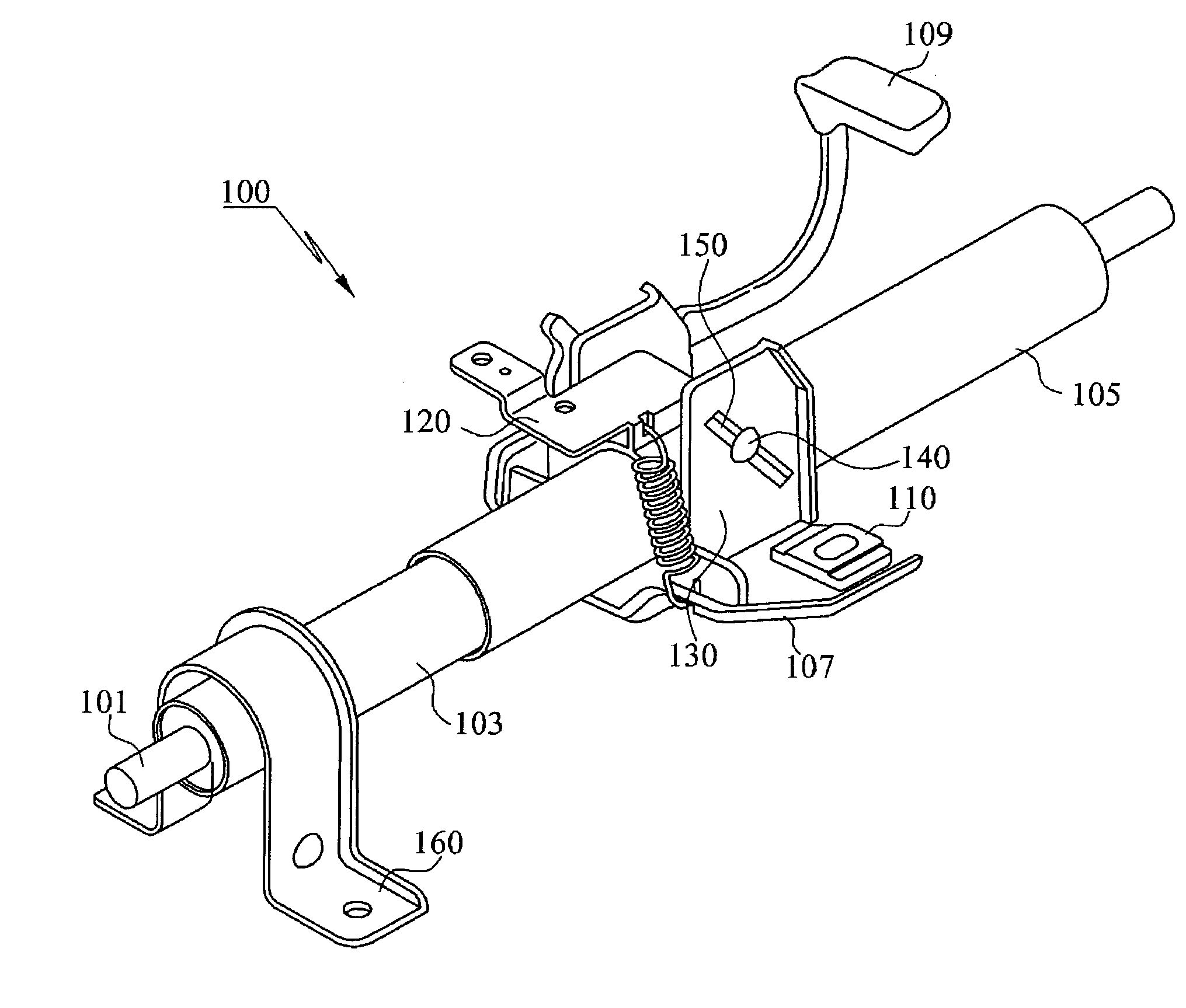 Tilt-and-telescope steering apparatus