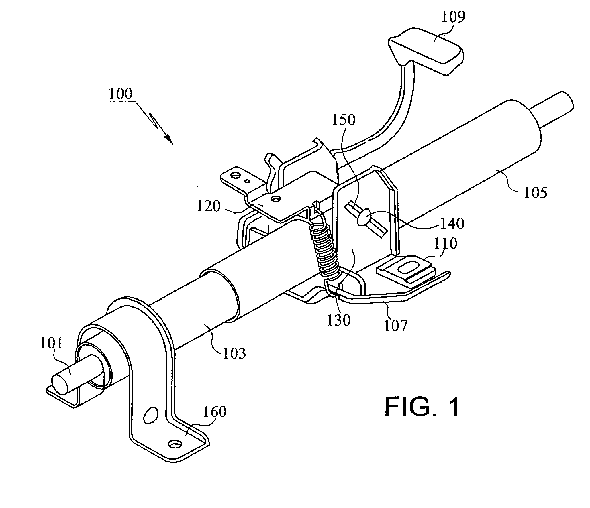 Tilt-and-telescope steering apparatus