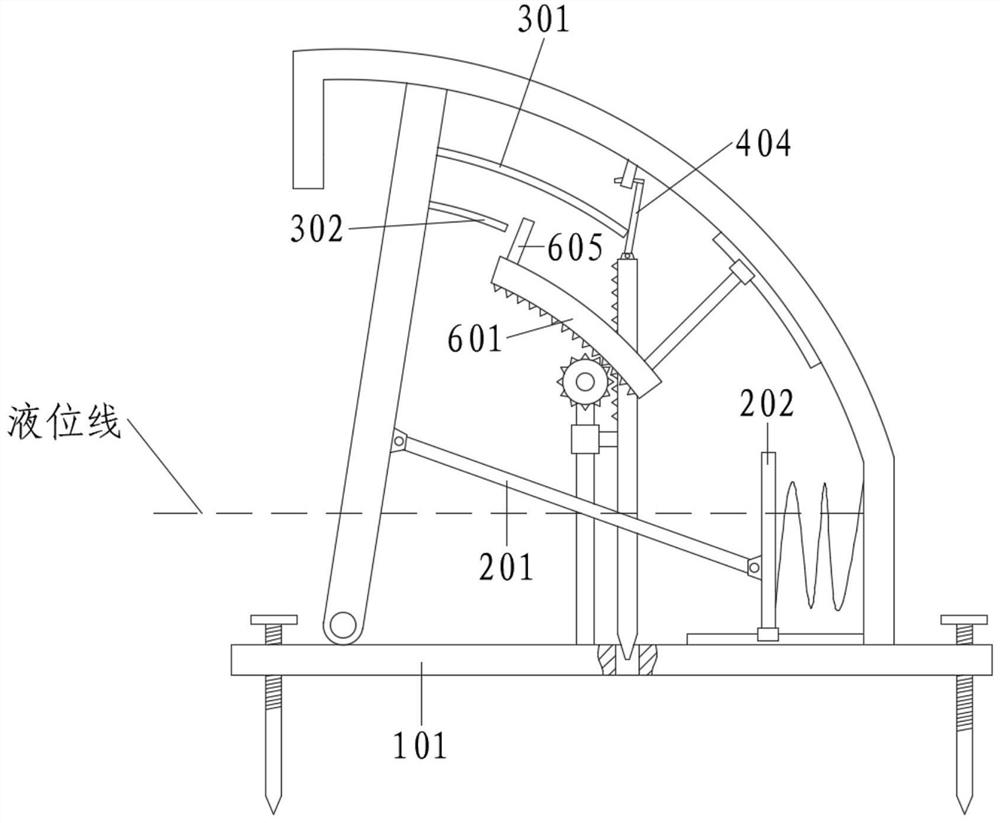 Water conservancy project flood prevention device convenient to disassemble and assemble