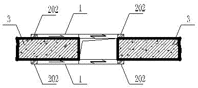 Anti-flaming and anti-explosion sliding door device for down-hole refuge chamber