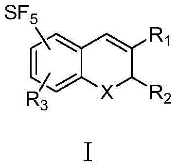 Sulfur pentafluoride-substituted benzopyran compound and use thereof