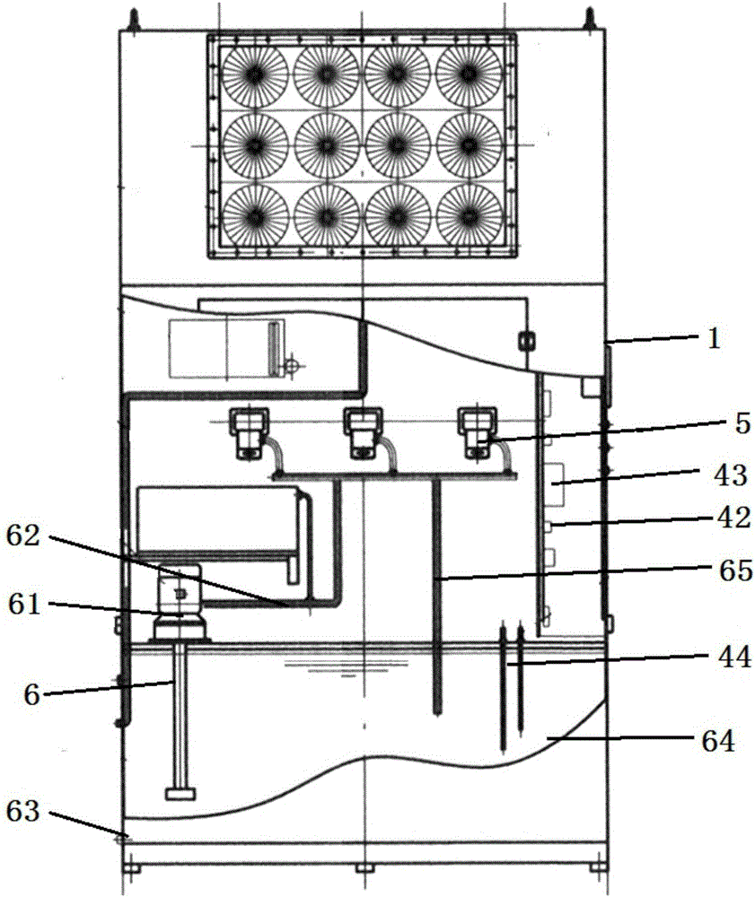 uv-voc exhaust gas treatment device