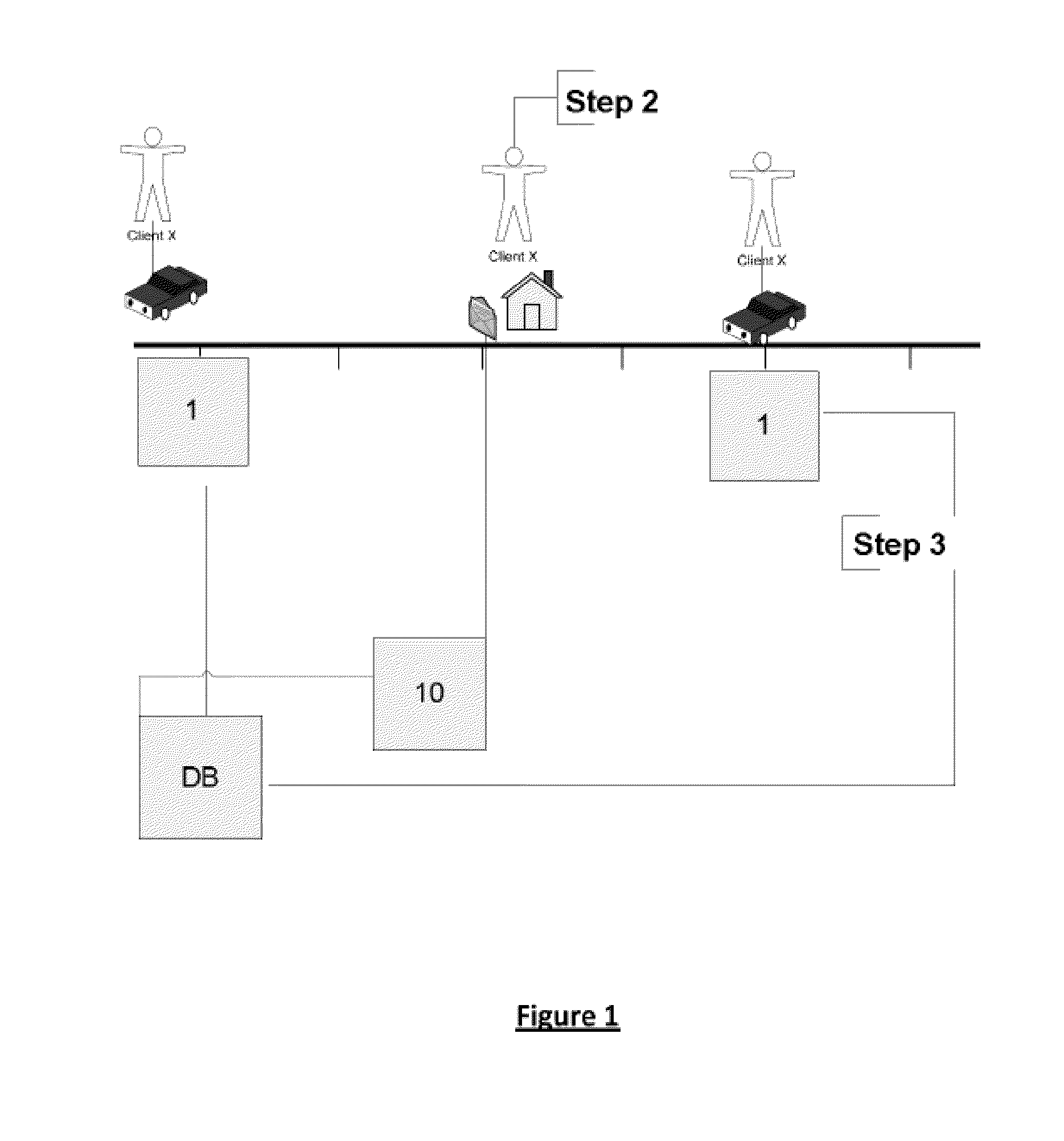 Method for determining the state of wear of a part and for informing a client