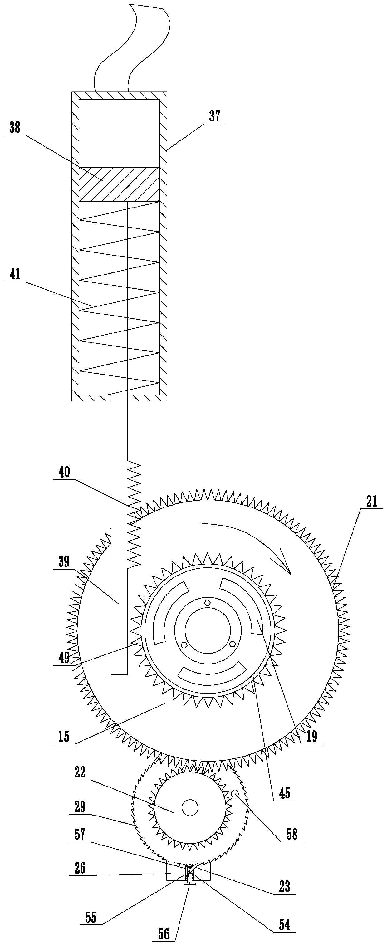 Steam and power dual-power-drive fan structure