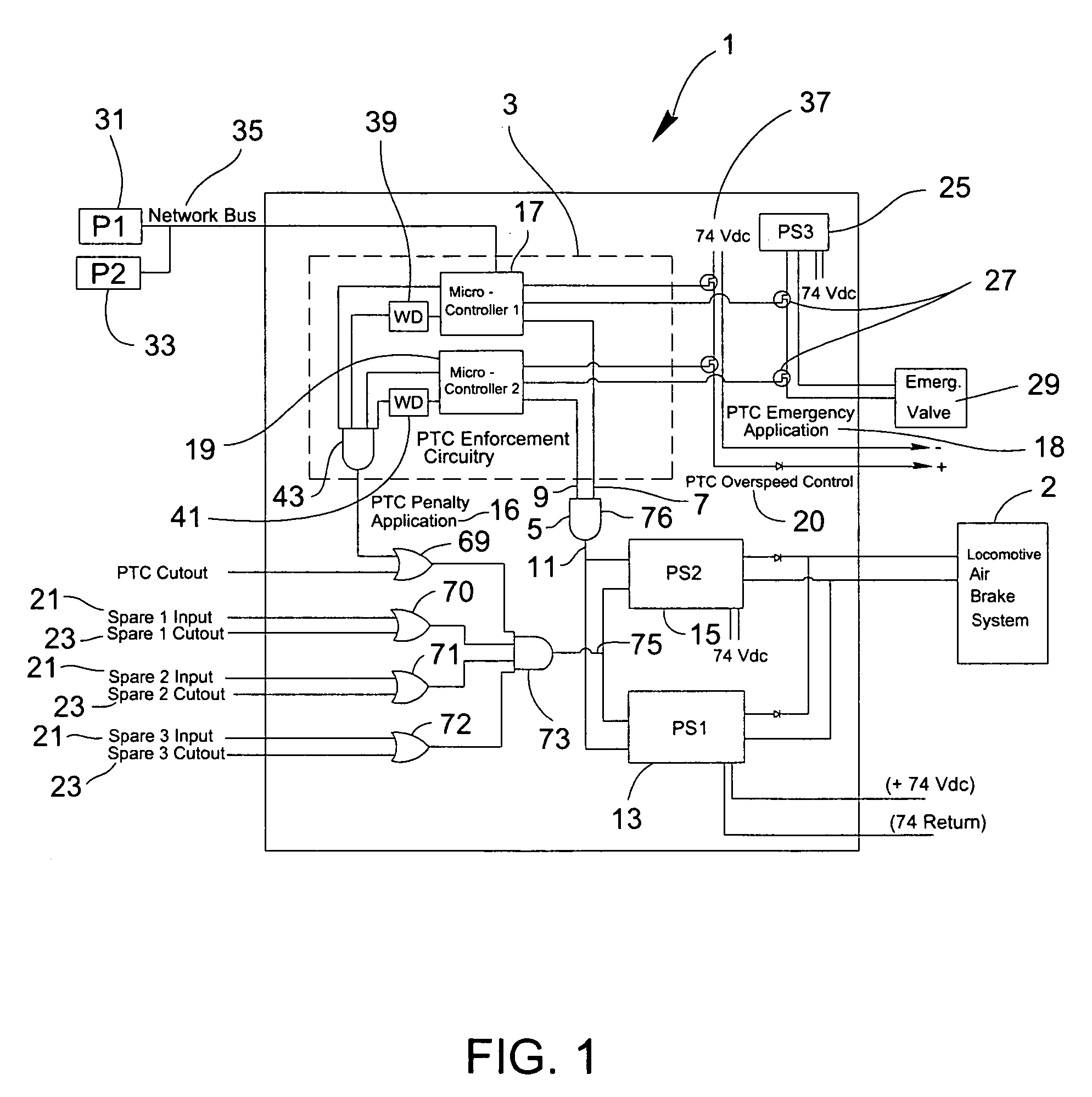 Brake interface module