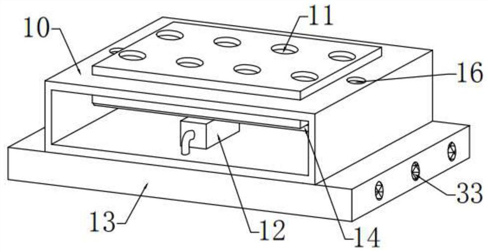 Plate fixing device with double motors for welding
