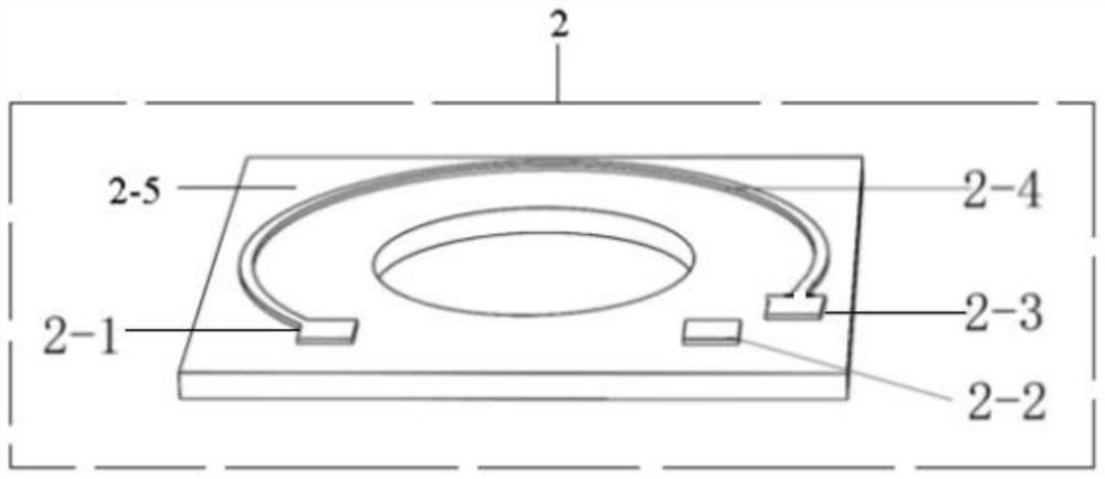 Partial pressure oxygen sensor with ceramic heater structure and preparation method thereof