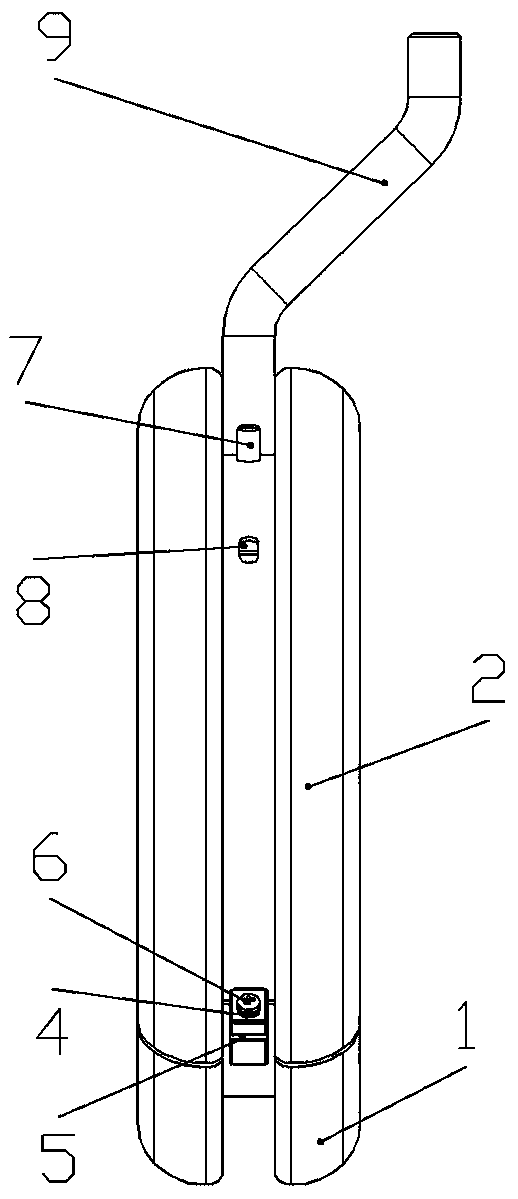 Voltage transformer and shielding case thereof