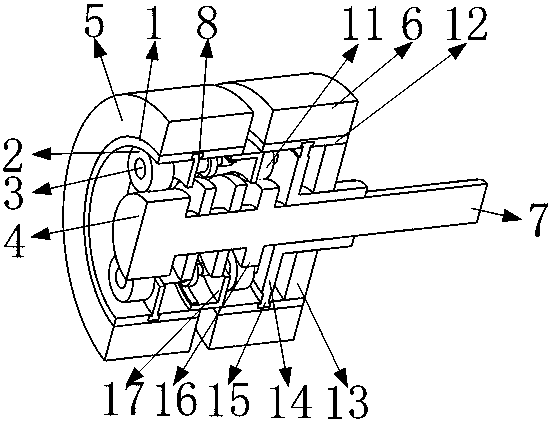 Stable type wagon double-row wheel based on gear limiting