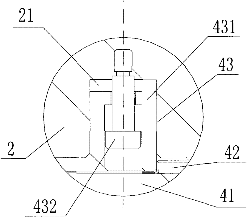 Internal core pulling injection mold