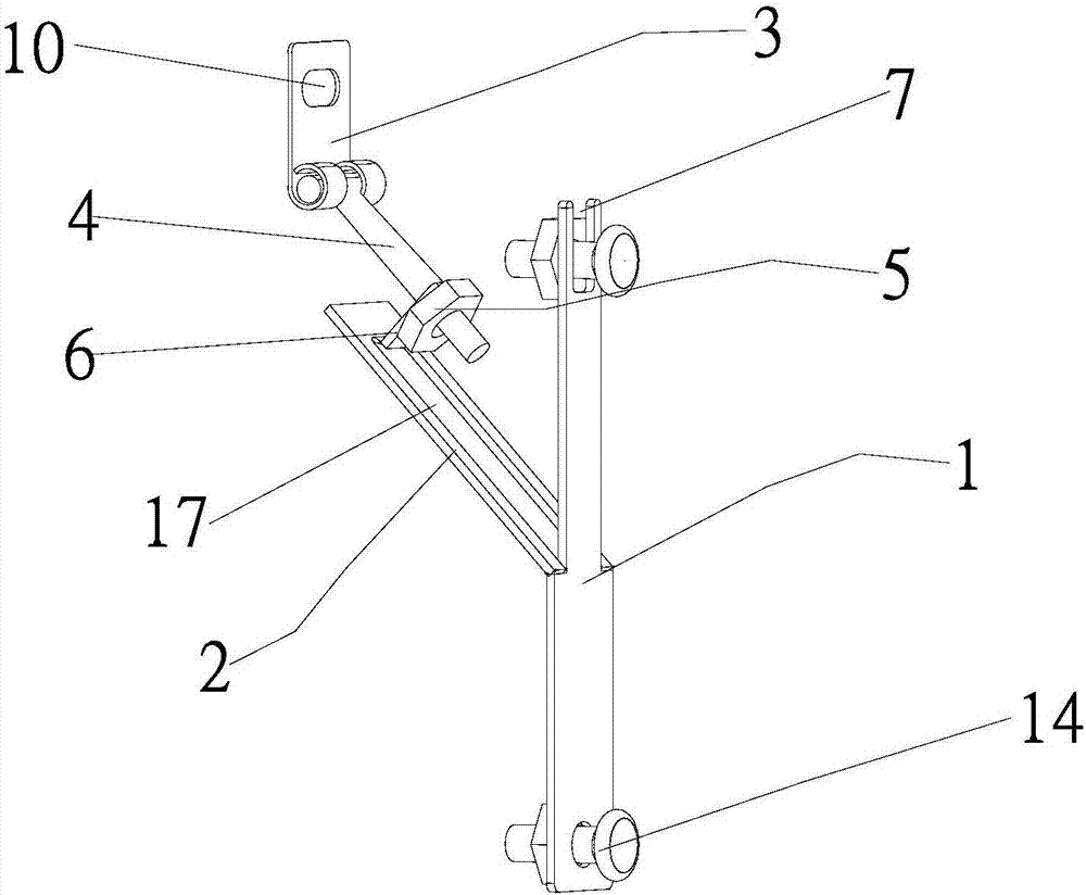 Installing node of outer hanging plate and assembling method thereof