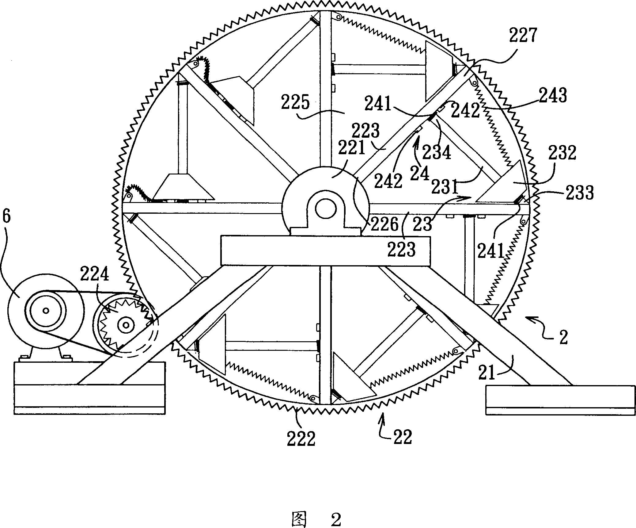 Eccentric power gain mechanism