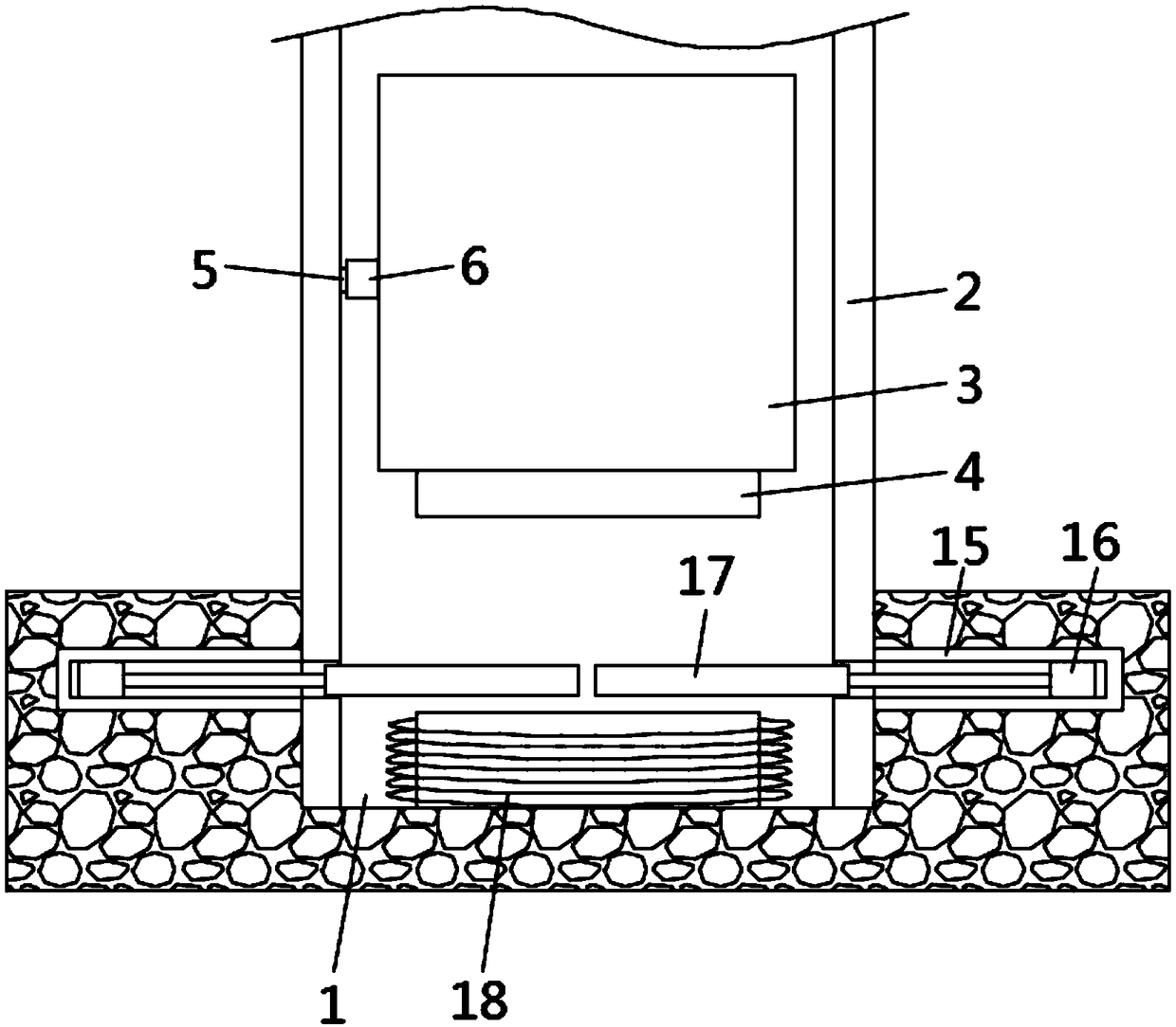 Safety protection mechanism for building construction elevator