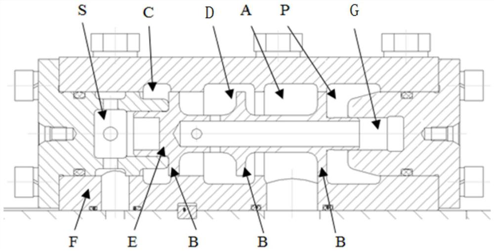 Signal oil output structure of impact cylinder of hydraulic rock drill