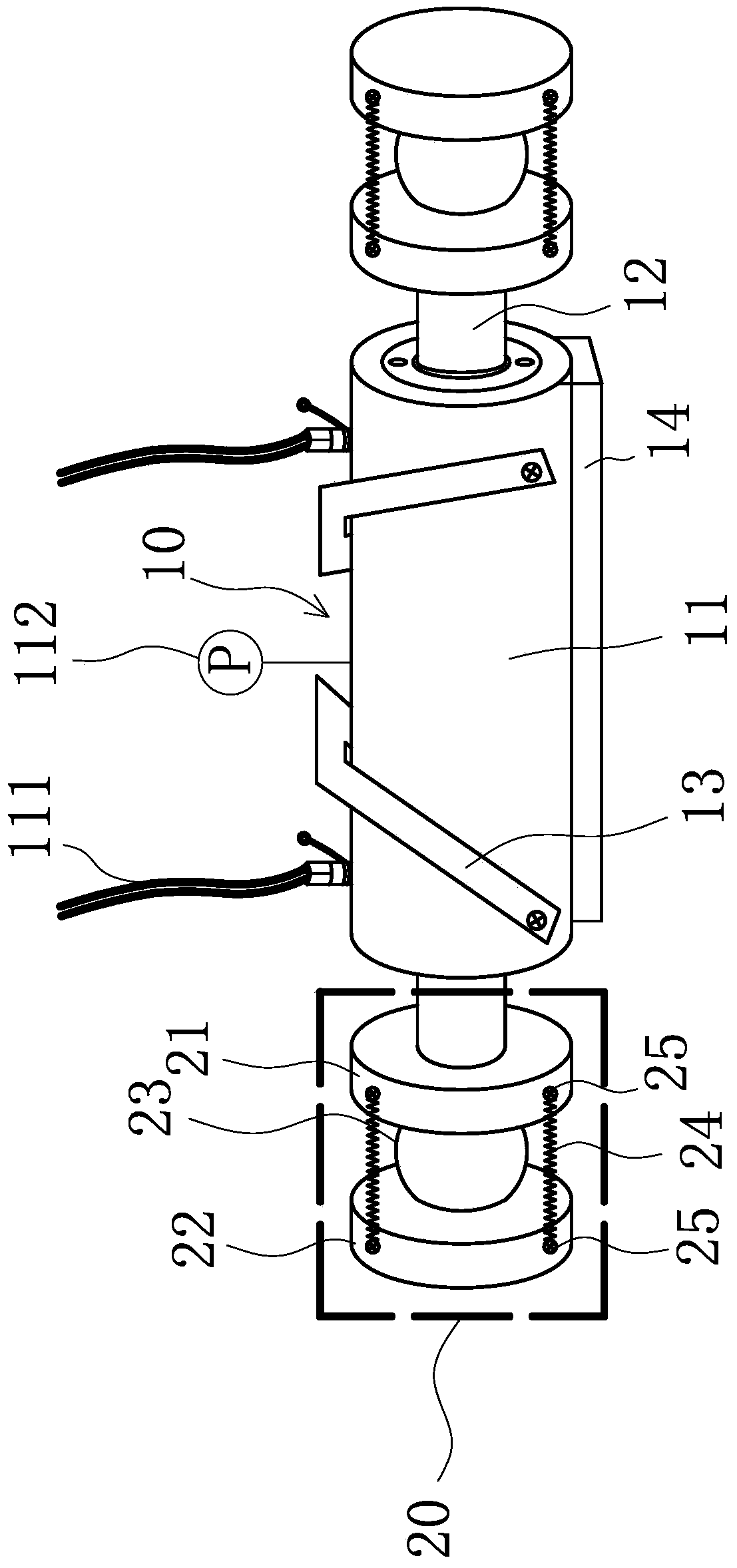 Pile horizontal bearing capacity test device