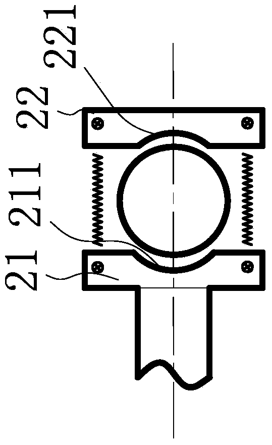 Pile horizontal bearing capacity test device