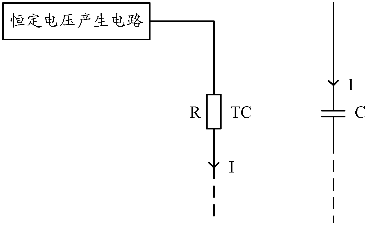 Chip built-in resistance-capacitance (RC) oscillator