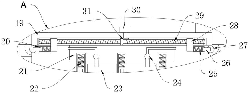 High-rise elevator rope breakage safety protection device