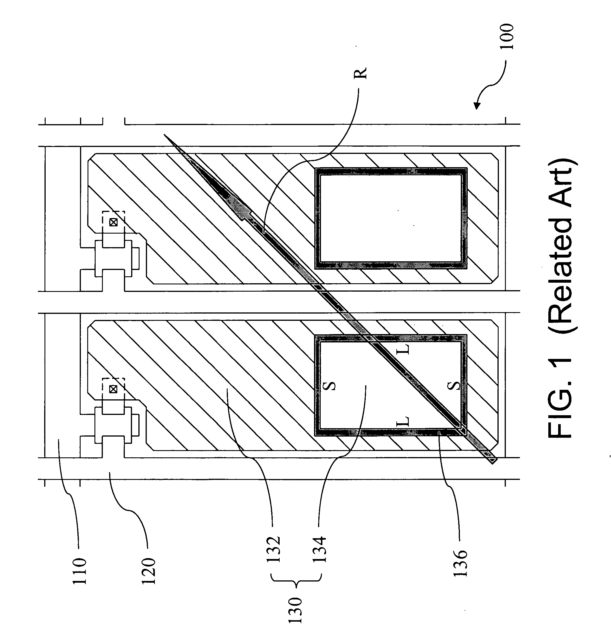 Thin film transistor array and transflective liquid crystal display panel