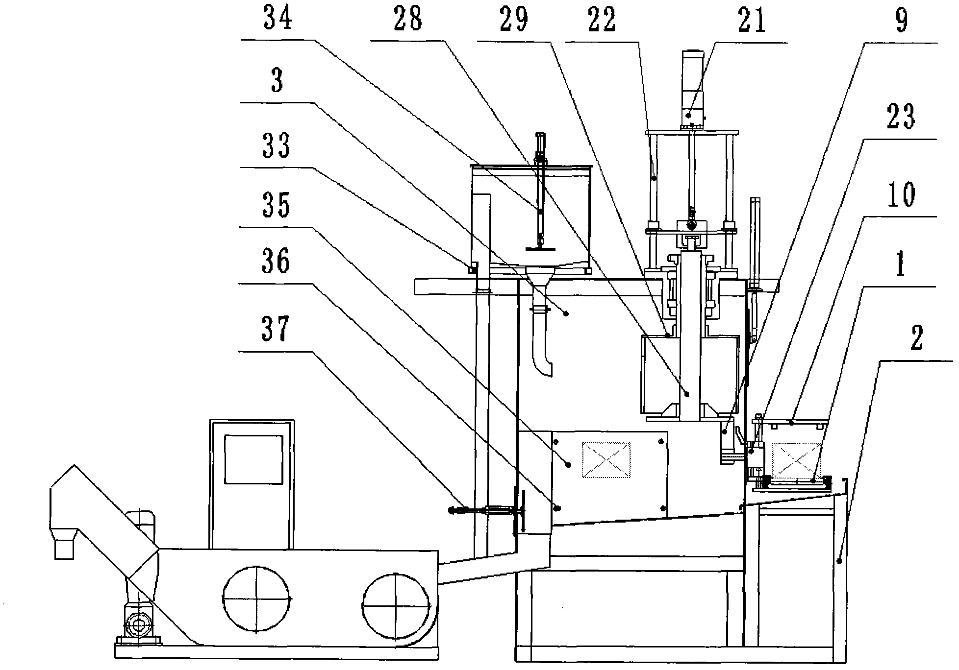 Jacking rotary-type numerical control high-pressure washer