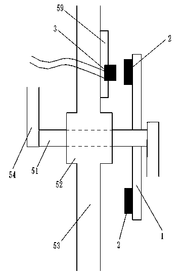 Booster bicycle provided with sensor with unevenly distributed magnetic blocks on chain disc