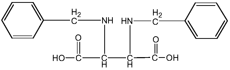 Method for preparing 1,3-bisbenzyl-2-imidazolidine-4,5-dicarboxylic acid