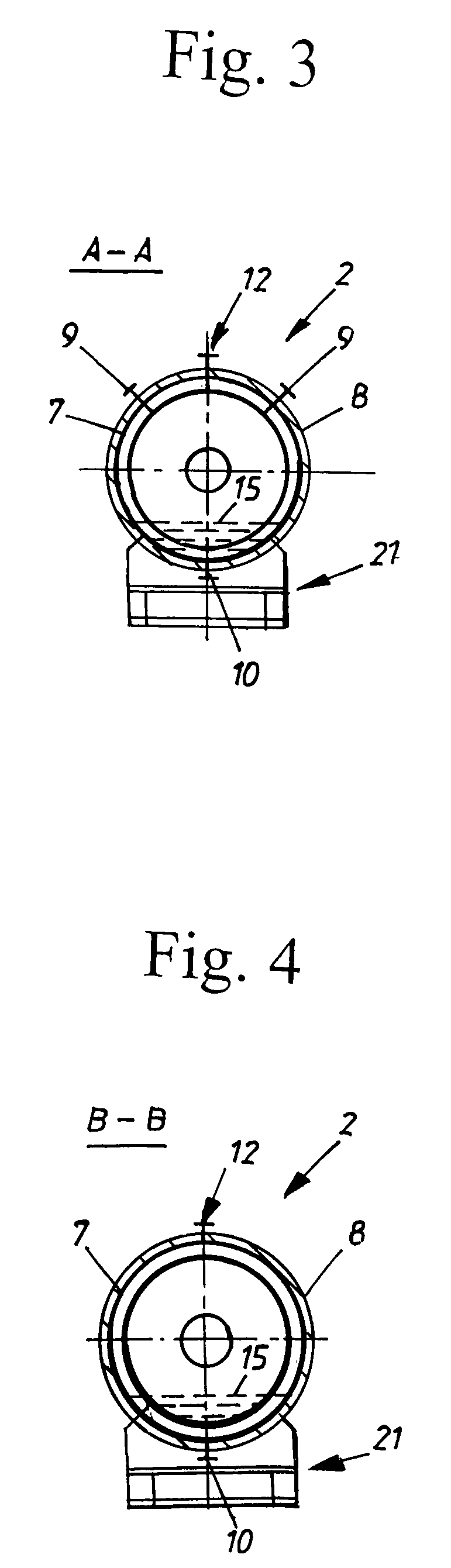 Closed vessel arrangement for safe destruction of rocket motors