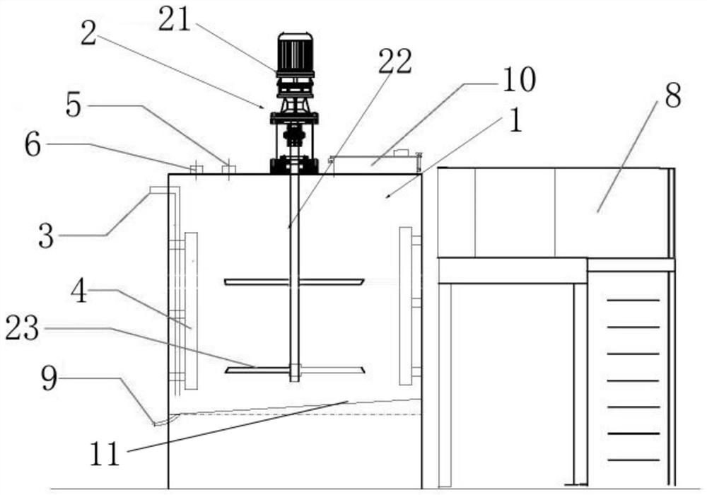 Device for reducing material loss