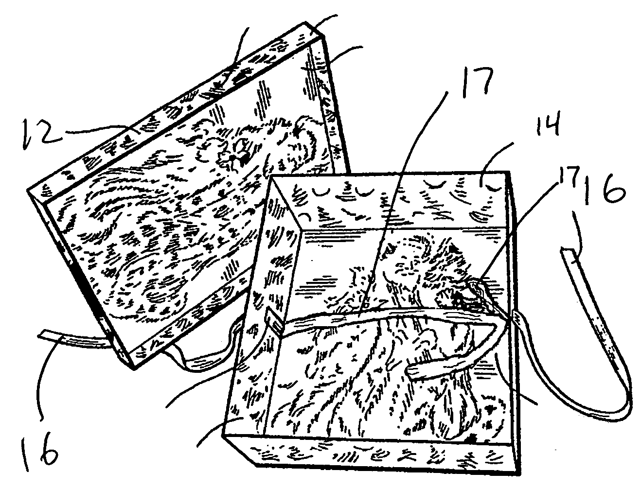 Pre-lined rigid set-up box