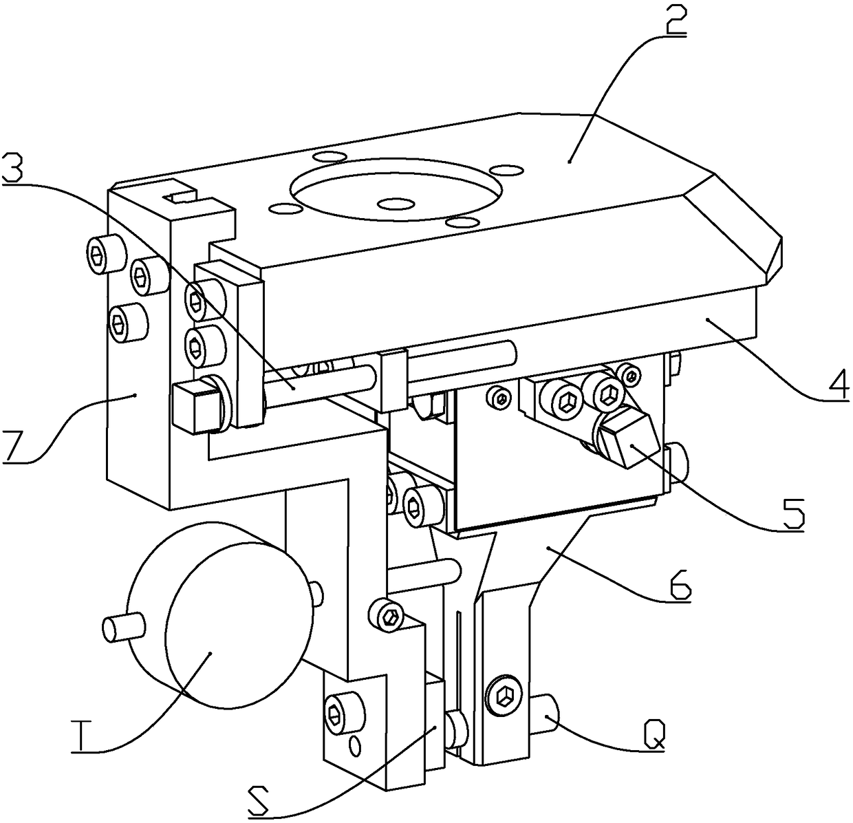 A deep groove ball bearing outer ring groove grinder grinding wheel dresser