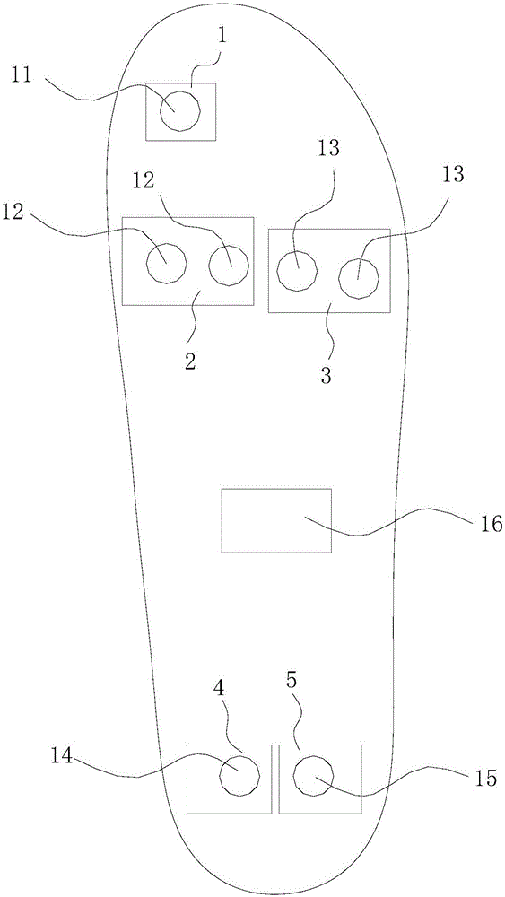 Foot movement posture judging device and method