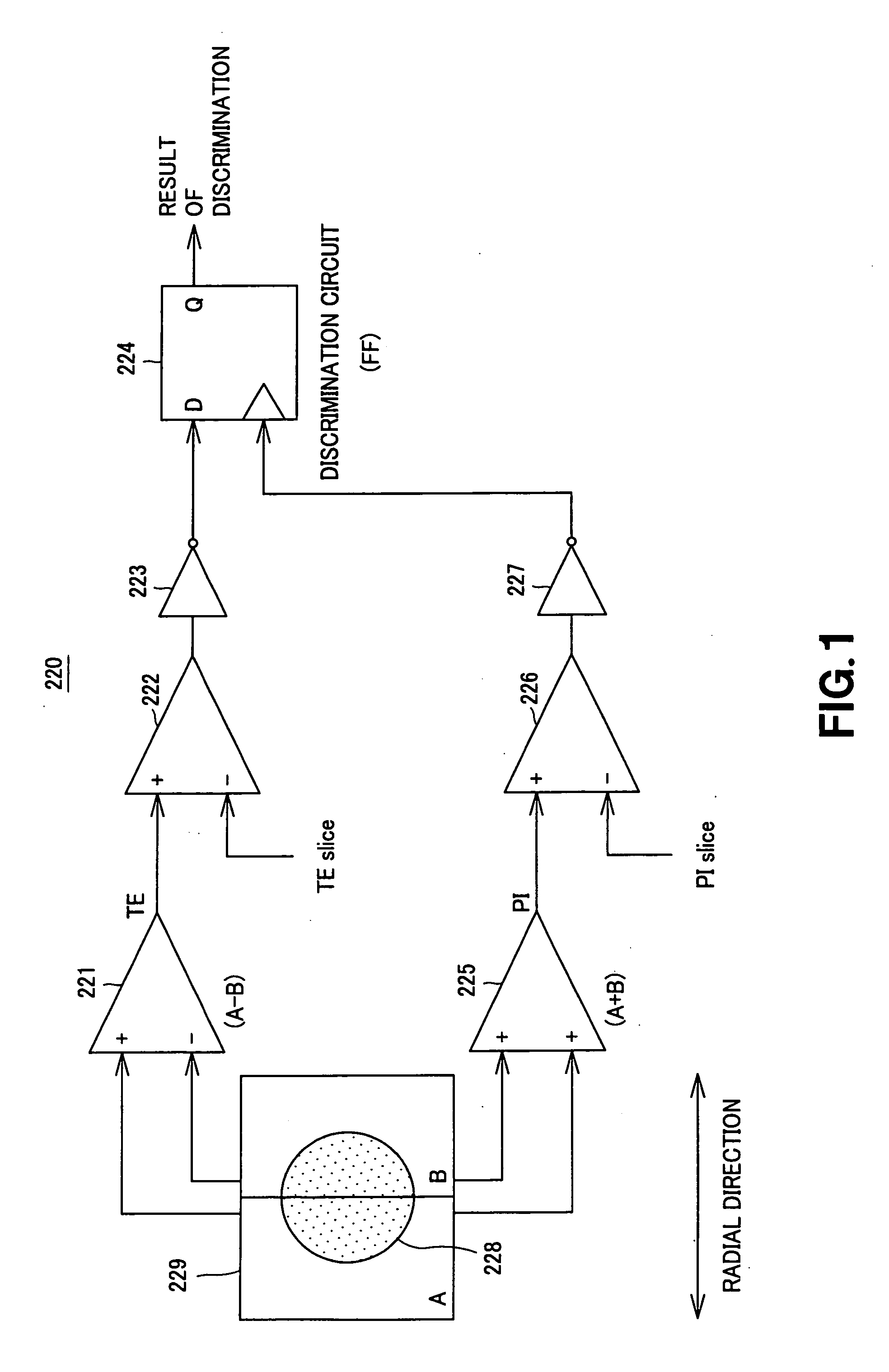 Optical discriminating apparatus, optical disc discriminating method, optical disc recording apparatus and optical disc reproducing apparatus