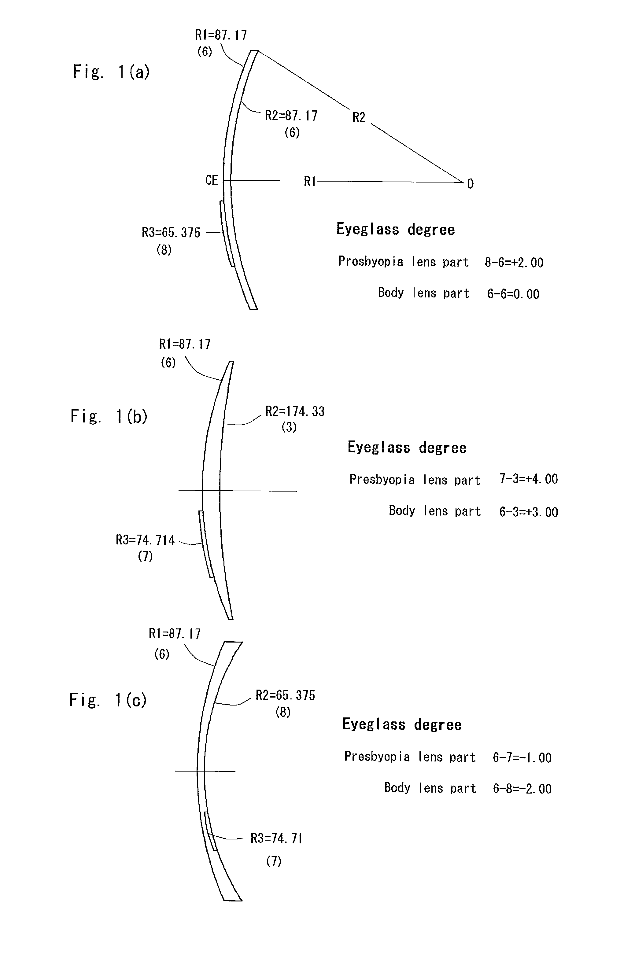 Bifocal lens and bifocal eyeglasses