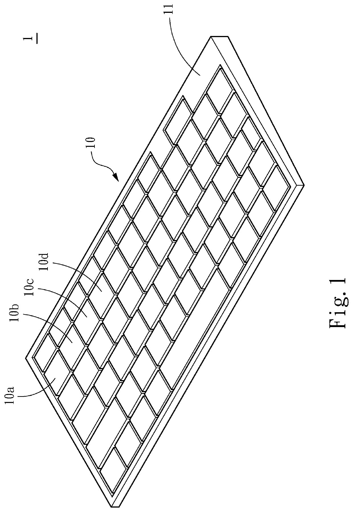 Illuminated keyboard and control method thereof