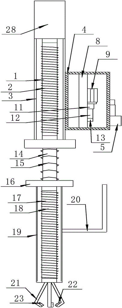 Strain gauge pressure induction steel bar drawing bearing mechanism