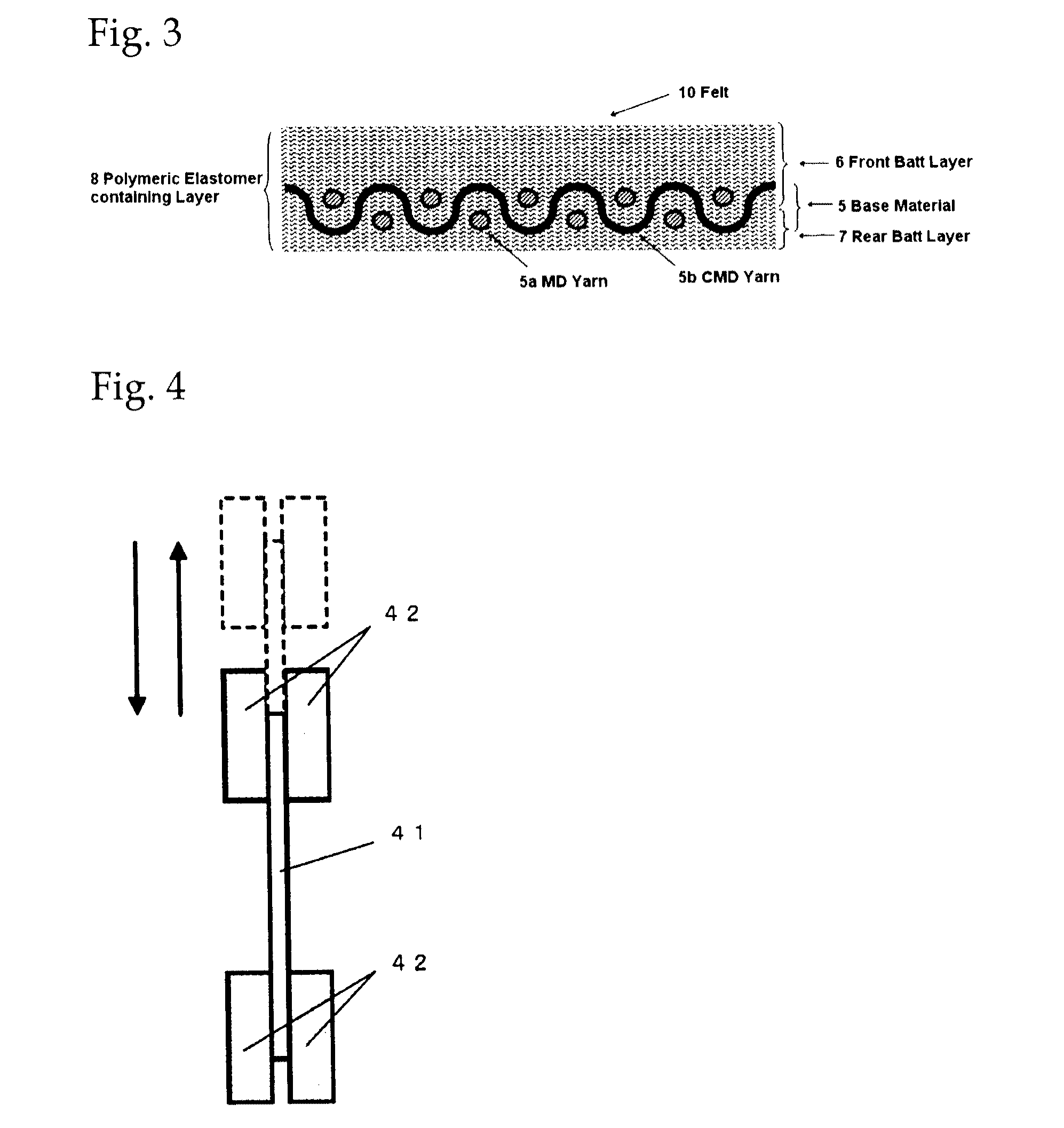 Papermaking press felt and papermaking method