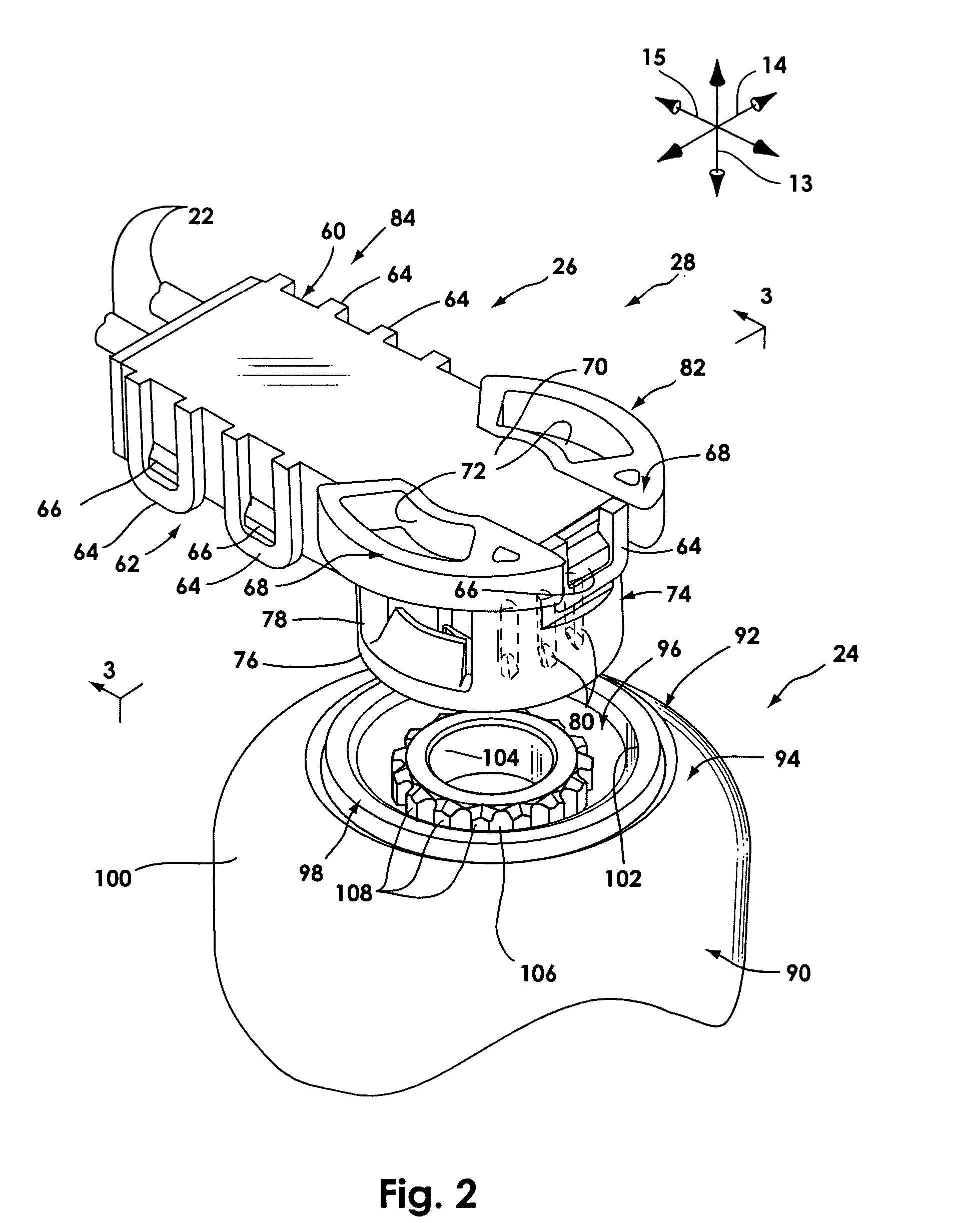 Electrical connection apparatus and method for an airbag inflator