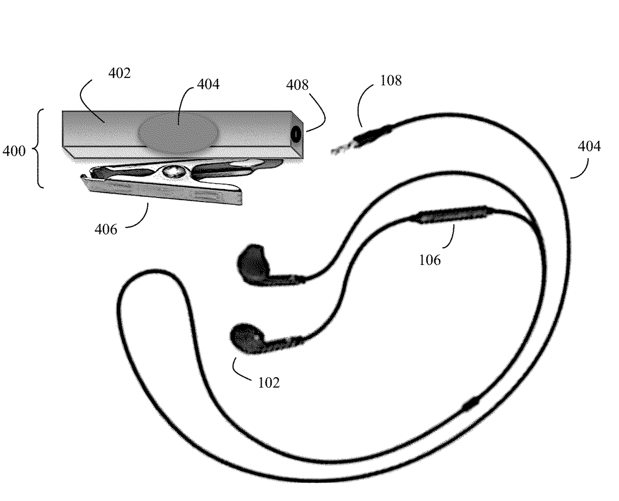 Wired wearable audio video to wireless audio video bridging device