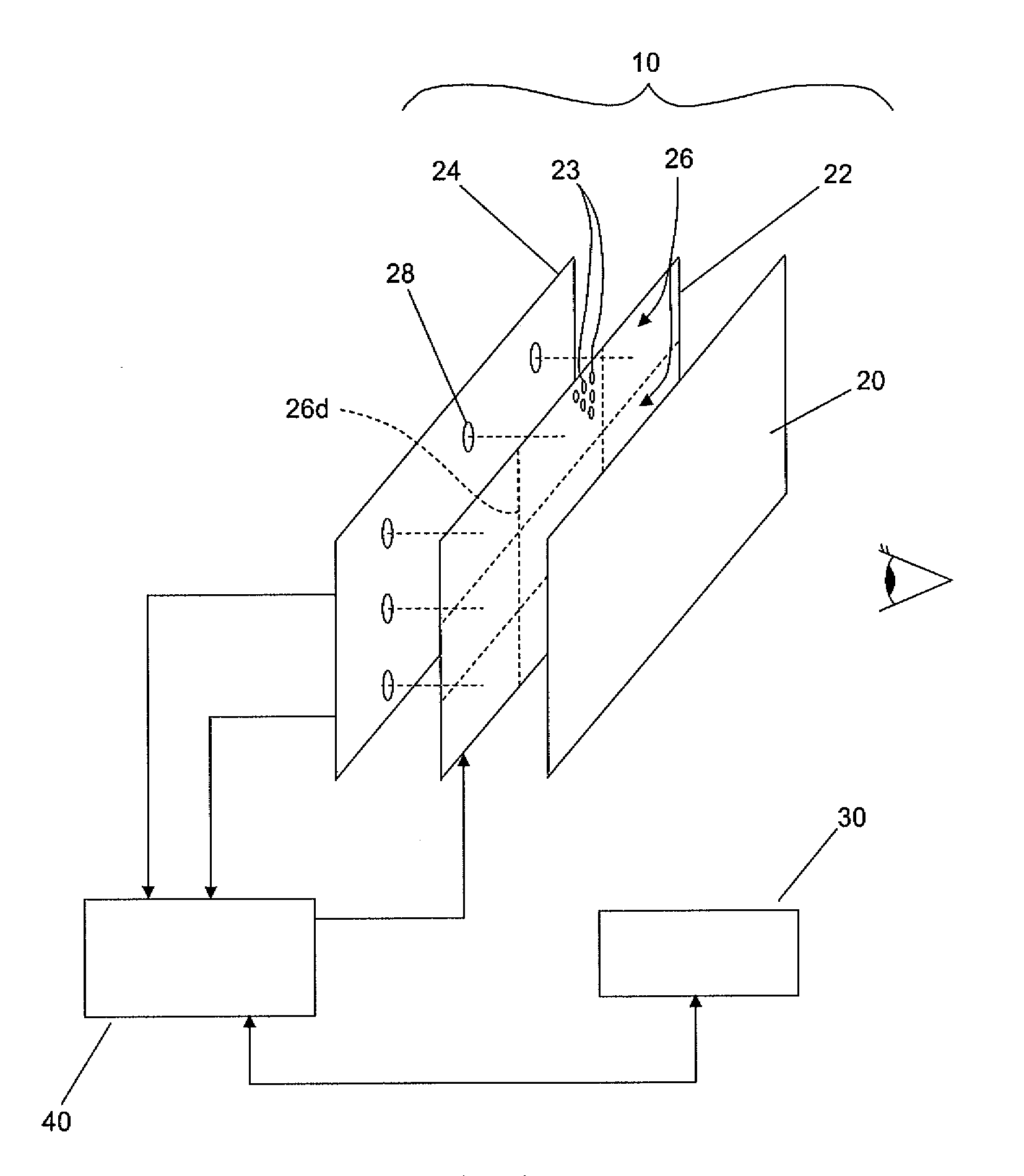 Backlight control system and method using dither sampling