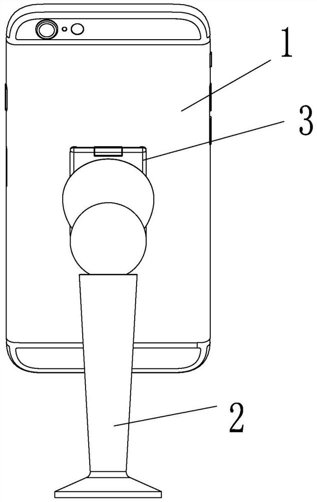 A mobile phone holder for vehicle or desktop use