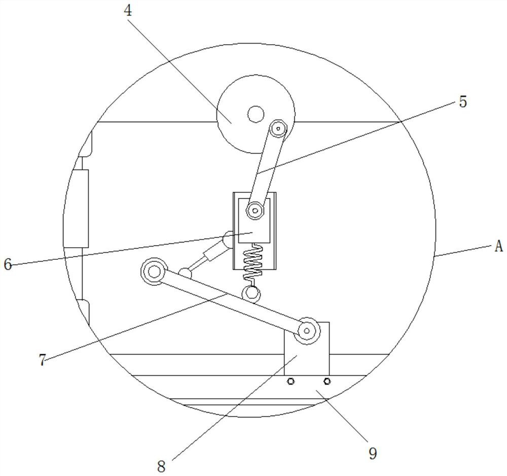 Fiber pretreatment crushing and grinding device based on mechanical transmission