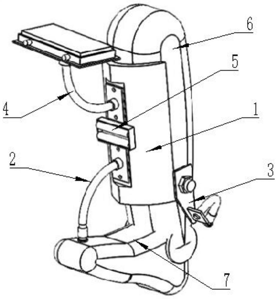 Ankle pump exerciser for preventing lower limb phlebothrombosis and using method