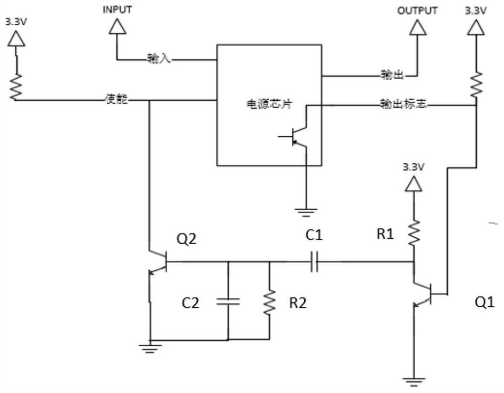 A power chip self-restart device, method and system