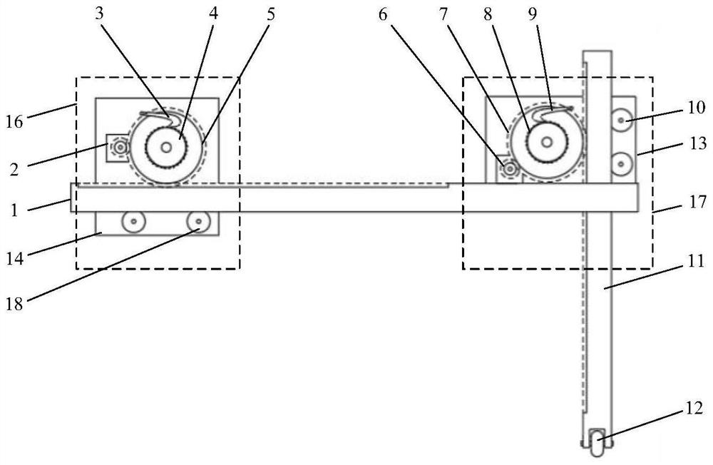 A liquid tank truck rollover support device and its rack elongation control method