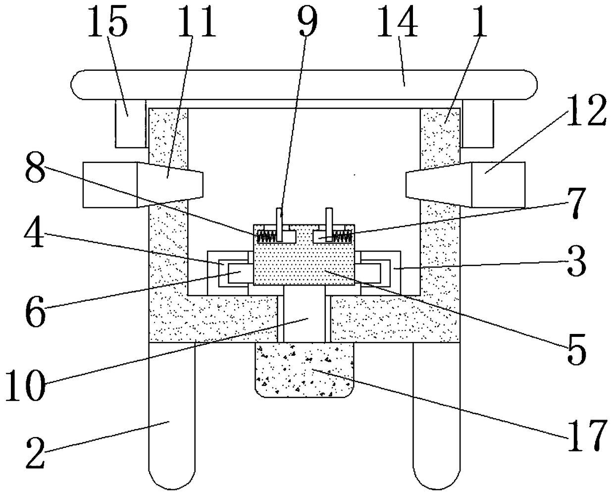 Device for automatically spraying waterproof coating