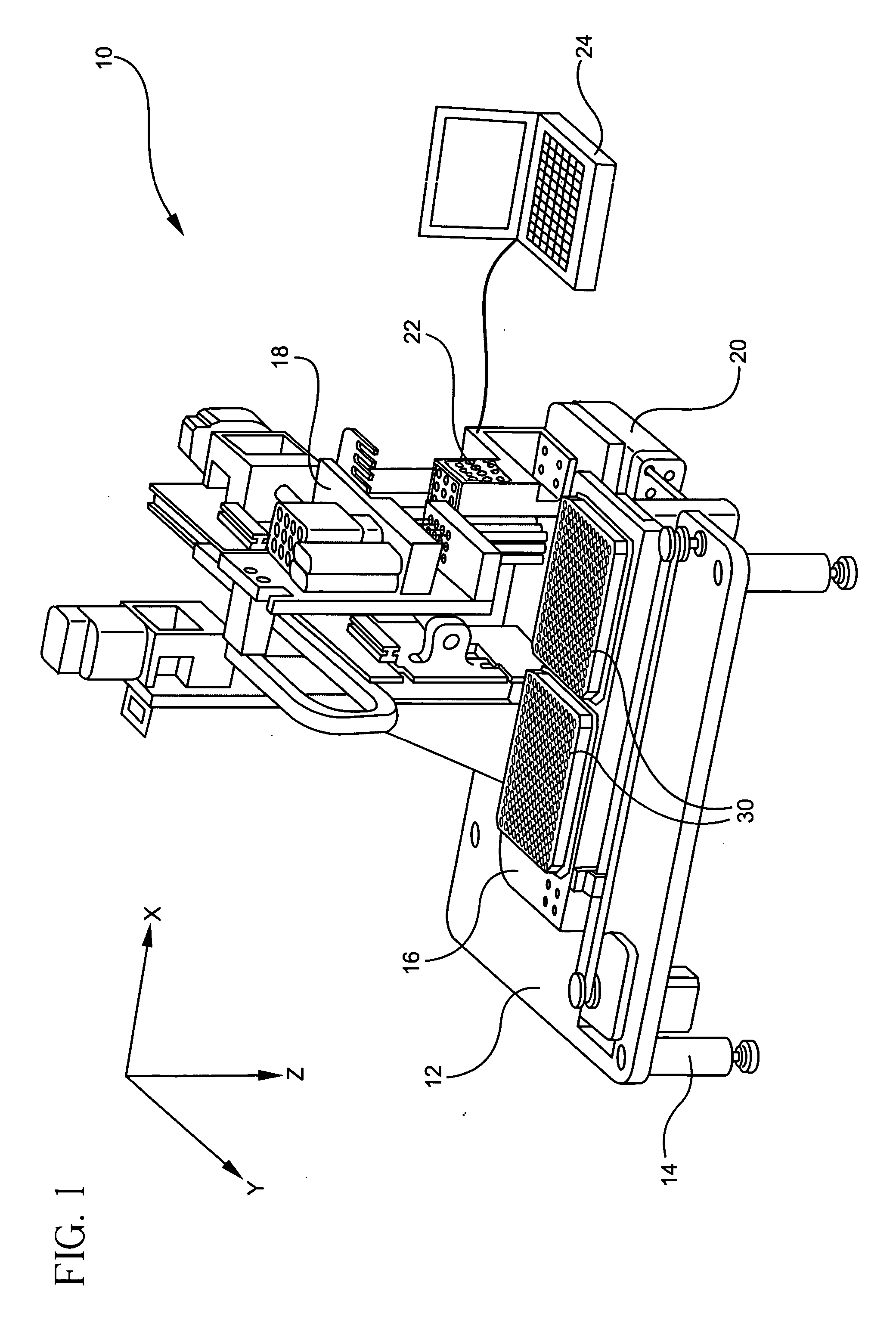 Apparatus and method for transferring samples from a source to a target