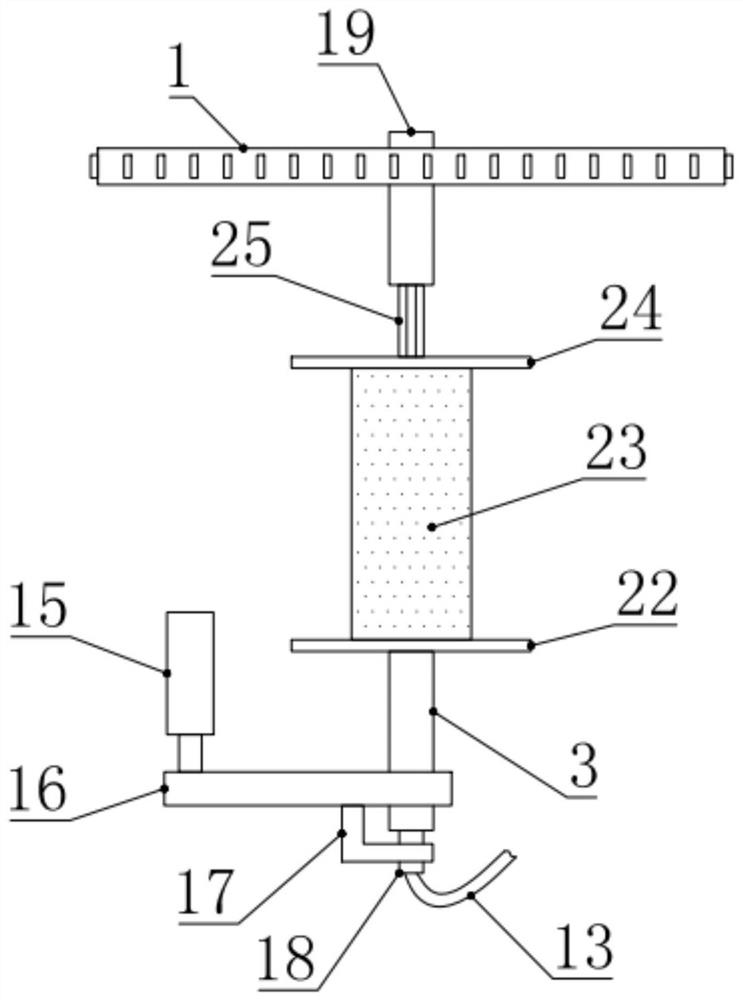 Rotary baking device for wire and cable production